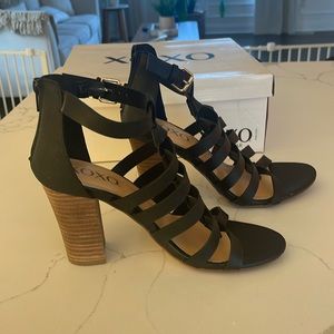 Womens xoxo black heels